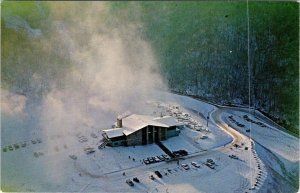 Gatlinburg, TN Tennessee  SKI RESORT LODGE Snow Making Machine  SKIING Postcard