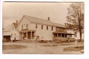 Real Photo, Birthplace President Coolidge, Plymouth, Vermont, 1931 Flag Cancel