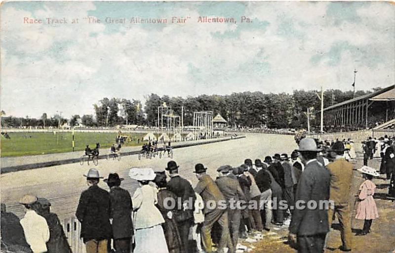 Trotters, Race Track at the Great Allentown Fair Allentown, Pennsylvania, PA,...