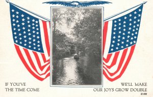 Vintage Postcard 1917 If You Have The Time Come We'll Make Joy's Grow Double