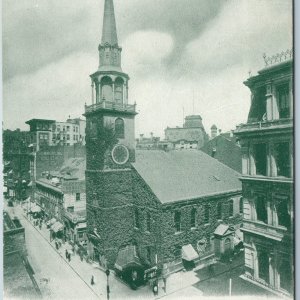 c1900s UDB Boston, MA Old South Church Souvenir Post Card Co. Mass. PC NICE A200