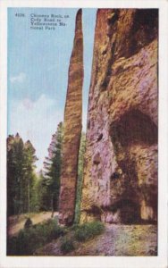 Chimney Rock On Road To Yellowstone National Park