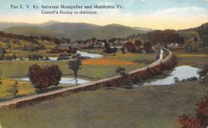 Montpelier to Middlesex VT~CV Ry~Central Vermont Railway~1910 Postcard