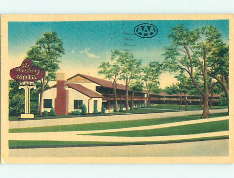 Linen MONTEREY MOTEL Excelsior Springs Missouri MO u8814