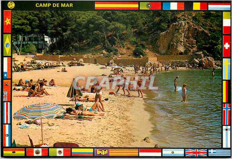 Postcard Modern Mallorca Camp de Mar