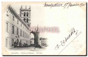 Postcard Old Montpellier School Madecine