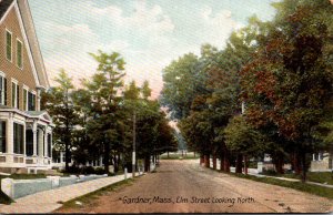 Massachusetts Gardner Elm Street Looking North