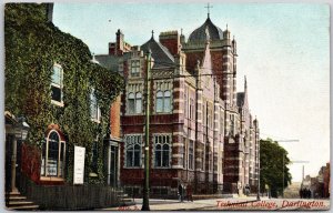 Technical College Darlington County Durham England Postcard