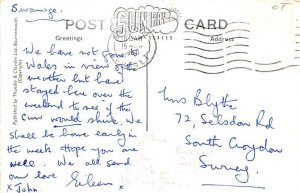 Corfe Castle Dorset Scotland, UK 1960 Missing Stamp 