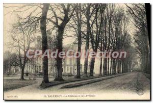 Old Postcard Balleroy castle and the Avenues