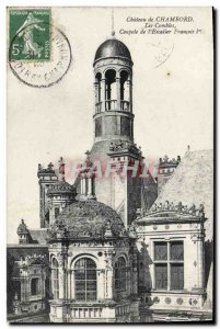 Old Postcard Chambord The Attic Dome From & # 39escalier Francois 1er