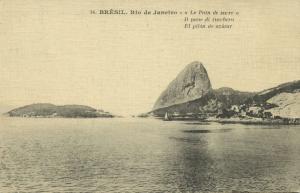 brazil, RIO DE JANEIRO, El Pilón de Azúcar (1921) Stamp