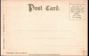 c1905 Post Office Albany Street View New York VTG K14