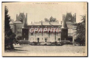 Old Postcard Chateau St Leger sous la Bussiere