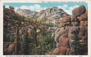 A Solid Granite Canyon Sherman Hill Wyoming On Lincoln 
