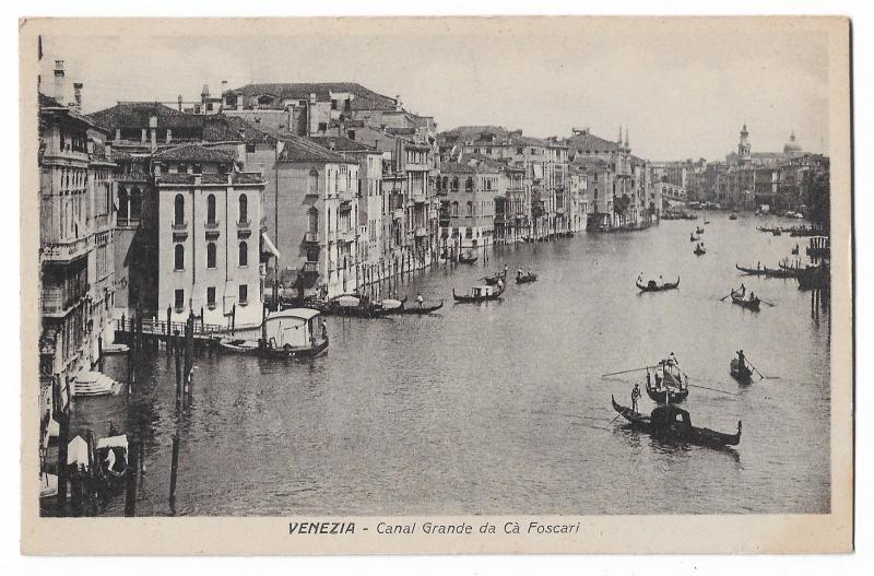 Venezia Canal Italy Postcard 01.12