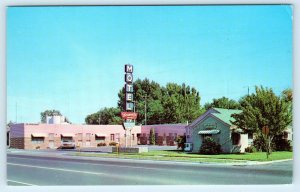 BURLEY, Idaho ID ~ Roadside BOSWORTH MOTEL Potato Processing Capital  Postcard