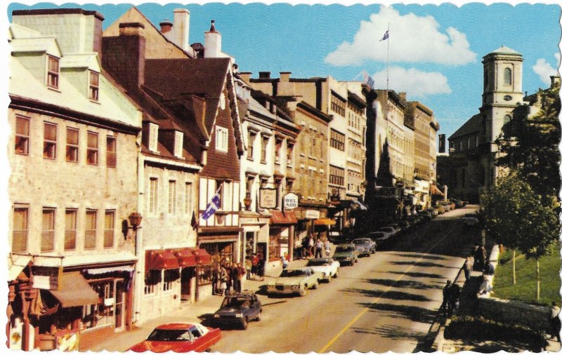 Rue De La Fabrique Street Quebec Canada