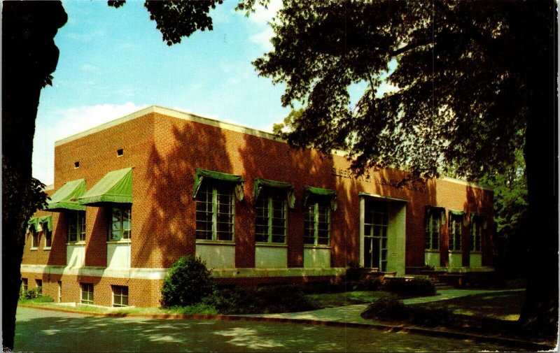 Elbert Ivey Memorial Library Hickory NC North Carolina Hickory Postcard VTG UNP  