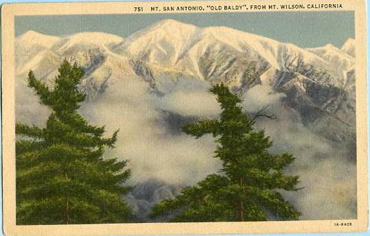 CA - Mt. San Antonio from Mt. Wilson