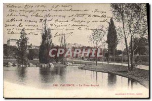 Old Postcard Valence Parc Jouvet