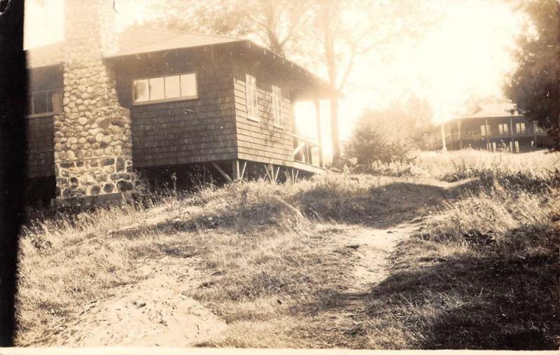 Ely Vermont Scenic Cabin Real Photo Antique Postcard K87971