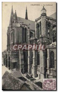 Postcard The Old Chartres' Cathedral