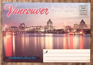 1930s VANCOUVER PACIFIC GATEWAY OF CANADA FOLD OUT POSTCARD BOOKLET Z5176