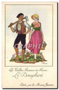 Dauphine Old Postcard old provinces of France Efite by Jammet flour (Jeans)