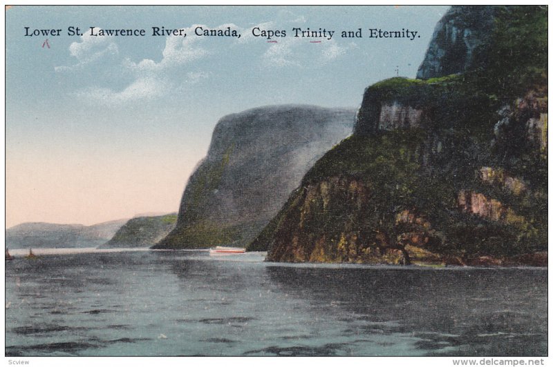 Lower St. Lawrence River, Canada, Capes Trinity and Eternity, Saguenay, Quebe...