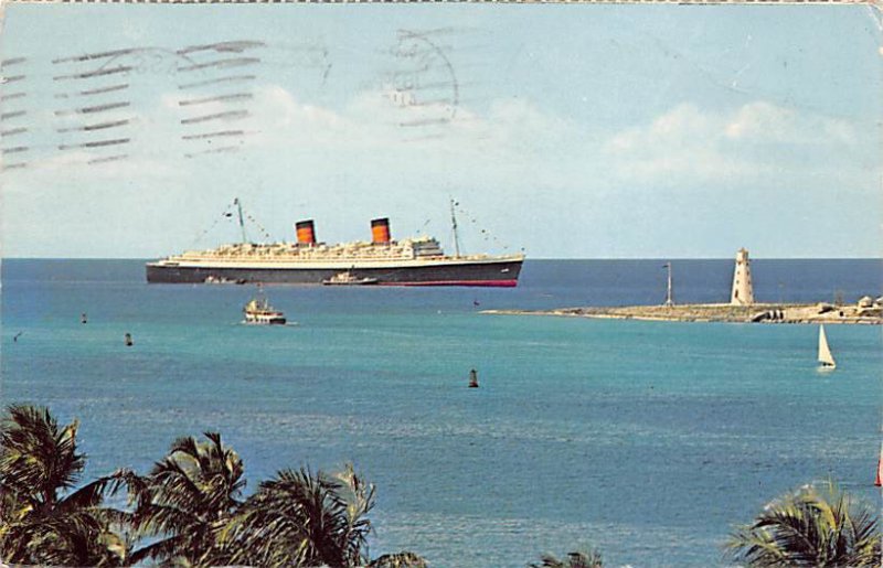 Queen Elizabeth Cunard Line Ship 1966 