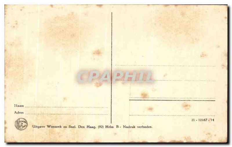 Postcard Old Cave Haarlem Kerk