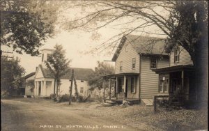 Northville New Milford Connecticut CT Main St. c1910 Real Photo Postcard