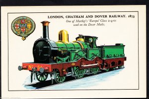 Railway Transport Postcard- London, Chatham and Dover Railway,1873 - RT1804