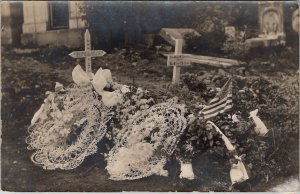 WWI Soldier Grave France Moved To Portland Oregon Corp Oscar Garver Postcard Y9