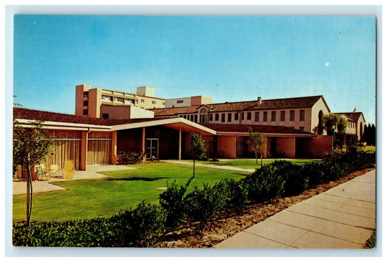 c1960s View of Long Beach Community Hospital Long Beach 4 California CA Postcard