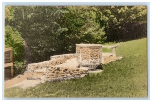 c1930's Deering Community Center Deering New Hampshire NH Handcolored Postcard