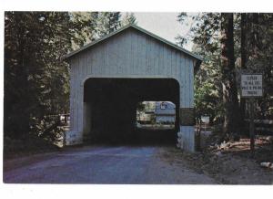 Belknap Covered Bridge Lane County Oregon.