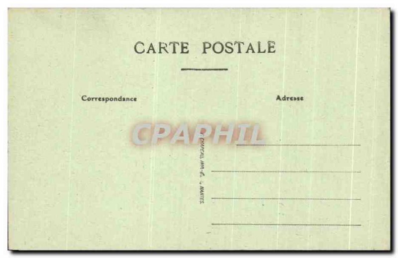 Old Postcard Chateaux of the Loire Chateau de Blain Inferieure Biain Prison T...