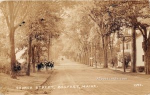 Church Street in Belfast, Maine