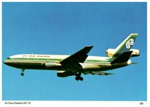 Air New Zealand DC 10 Charles Skilton Postcard