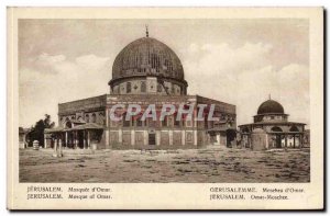 Israel - Jerusalem - Mosque of & # 39Omar - Mosque of Omar - Old Postcard