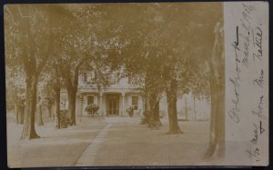 Home, Overbrook - RPPC (Velox) - 1907