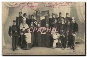 Postcard Old Army Execution of Pere Cent