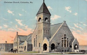 COLUMBIA MISSOURI CHRISTIAN CHURCH~1911 S H KRESS PUBLISHED POSTCARD