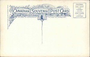 Fredericton New Brunswick Street Scene Vintage Postcard