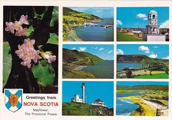 Canada Nova ScotiaGreetings From Nova Scotia The Mayflower Nova Scotias Provi...