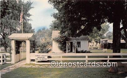 Herbert Hoover Birthplace West Branch, Iowa, USA 1965 