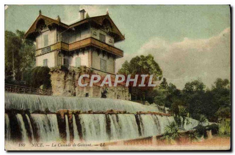 Old Postcard Nice La Cascade Gairant