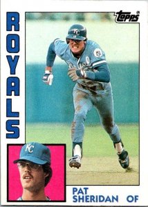 1984 Topps Baseball Card Pat Sheridan Kansas City Royals sk3561